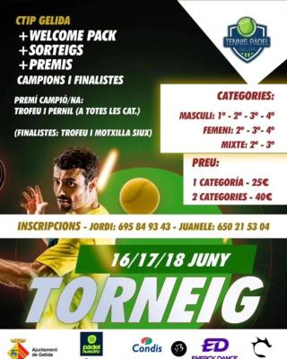 poster torneo TORNEIG DE PADEL