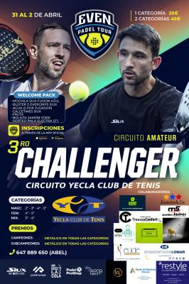 poster torneo 3ER CHALLENGER EPT YECLA