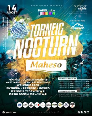 poster del torneo TORNEIG NOCTURN MAHESO