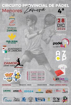 poster del torneo 4ª PRUEBA CIRCUITO MENORES ZAMORA