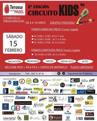poster del torneo CIRCUITO KIDS BY PADELOY