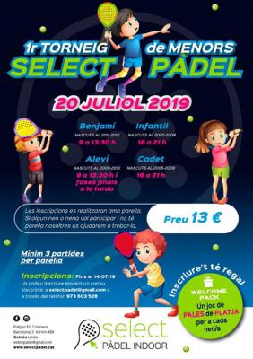 poster del torneo 1R TORNEIG DE MENORS 