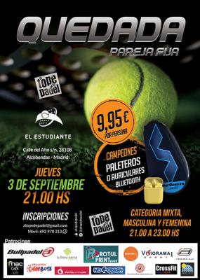 poster del torneo QUEDADA PAREJA FIJA