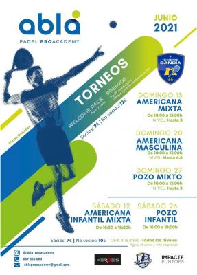 poster torneo AMERICANA MASCULINA