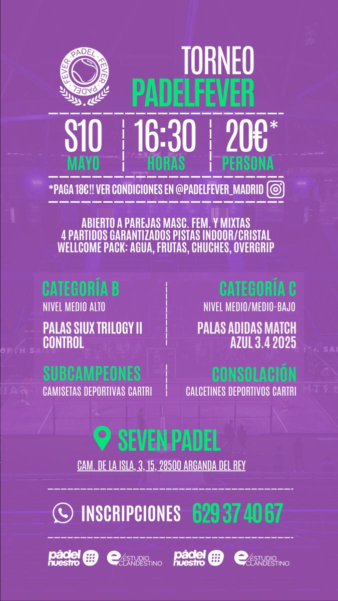 cartel del torneo
