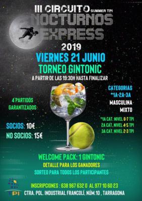 poster del torneo III CIRCUITO SUMMER TPI - NOCTURNOS EXPRESS