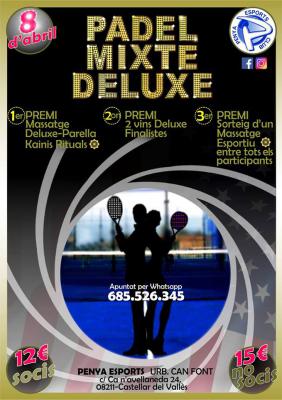 poster del torneo PADEL MIXTE DELUXE