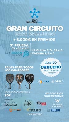 poster torneo 5ª PRUEBA CIRCUITO EAST MALLORCA