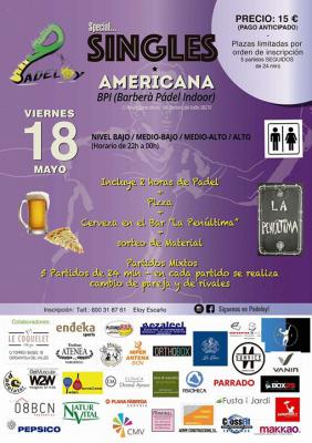 poster del torneo AMERICANA SINGLES