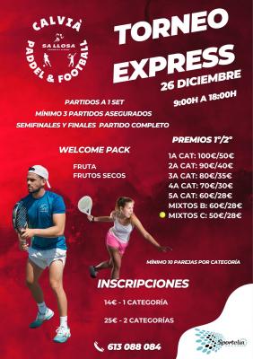 poster del torneo EXPRESS NAVIDAD