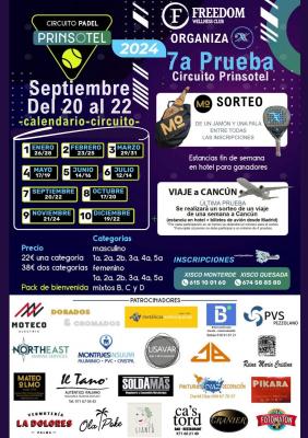 poster del torneo VII PRUEBA CIRCUITO PRINSOTEL