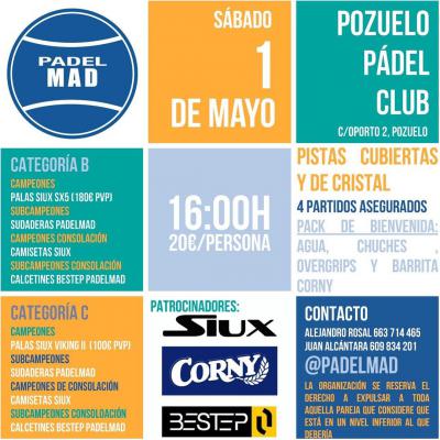 poster del torneo TORNEO DE PADEL