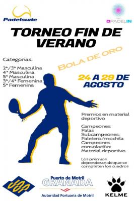 poster torneo TORNEO FIN DE VERANO 2021