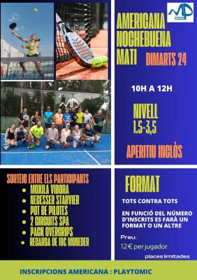poster del torneo AMERICANA NOCHEBUENA MATI