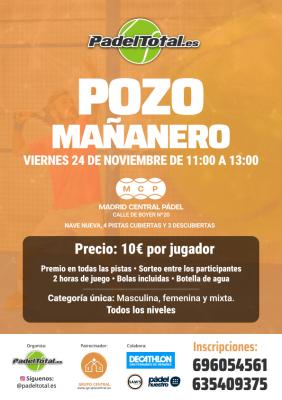 poster del torneo POZO MAÑANERO