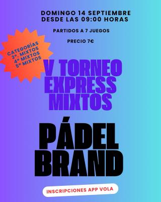 poster torneo V TORNEO MIXTO VERANO 2025