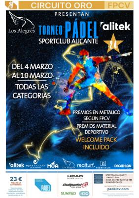poster del torneo TORNEO ORO 3 SPORTCLUB ALICANTE