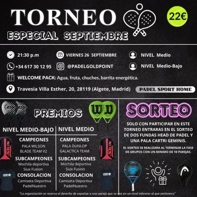 poster del torneo TORNEO NOCTURNO