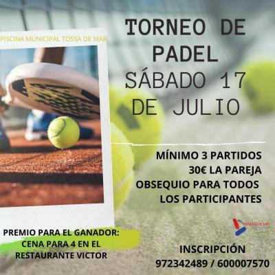 poster torneo TORNEO DE PADEL