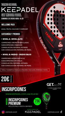 poster del torneo TORNEO KEEPADEL & GET INDOOR