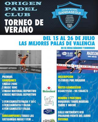 poster torneo TORNEO DE VERANO