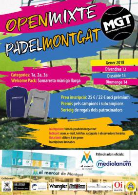 poster del torneo OPEN MIXTE MONTGAT