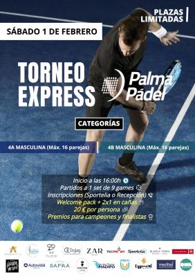poster del torneo TORNEO EXPRESS 4M FEBRERO 2025