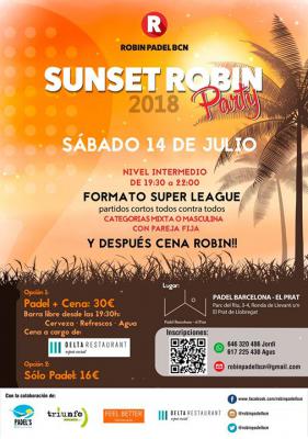 poster del torneo SUNSET ROBIN