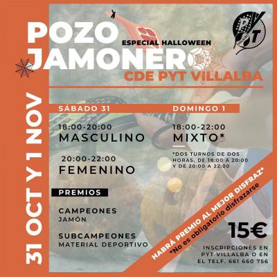 poster del torneo POZO JAMONERO ESPECIAL HALLOWEEN