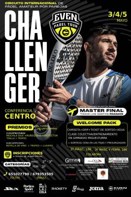 poster del torneo 1ER CHALLENGER EVEN PADEL CLUB DE CAMPO, CIUDAD REAL