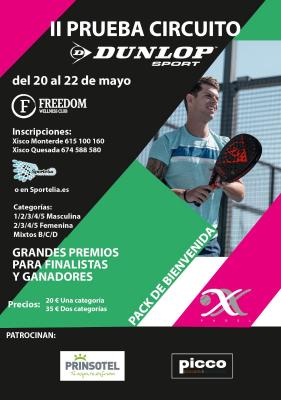 poster del torneo I PRUEBA CIRCUITO DUNLOP