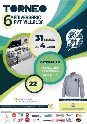 poster del torneo TORNEO 6º ANIVERSARIO