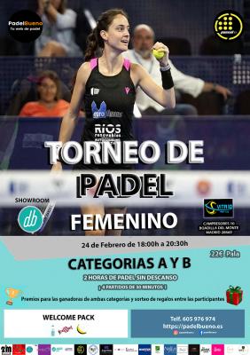 poster del torneo 52 TORNEO FEMENINO PADELBUENO