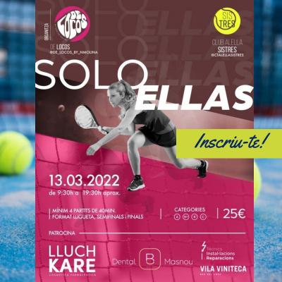 poster torneo SOLO ELLAS