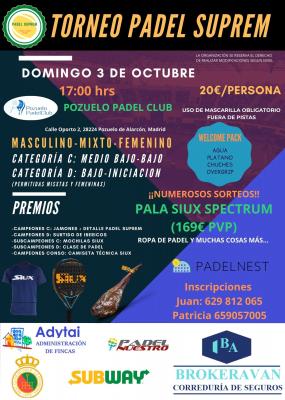 poster del torneo TORNEO DOMINGO 3 DE OCTUBRE CON MAS DE 500€ EN SORTEOS!!