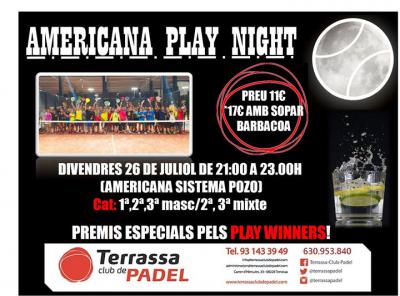 poster del torneo AMERICANA PLAY NIGHT