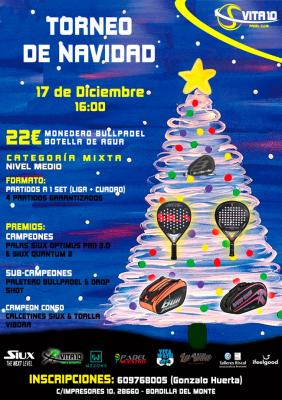 poster del torneo TORNEO MIXTO DE NAVIDAD