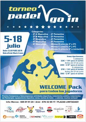 poster del torneo TORNEO PADEL GO IN