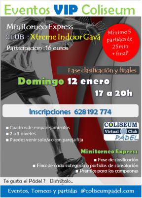 poster del torneo MINITORNEO COLISEUM CON FINALES
