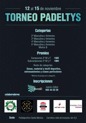 poster del torneo TORNEO PADELTYS