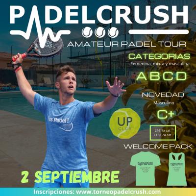 poster del torneo PADELCRUSH