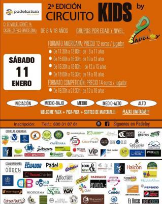 poster del torneo 5º PRUEBA CIRCUITO KIDS BY PADELOY