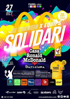 poster del torneo III TORNEIG SOLIDARI x EQUIPS