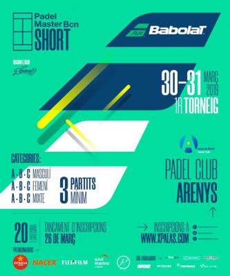 poster del torneo 1r TORNEIG PADEL MASTER BCN SHORT