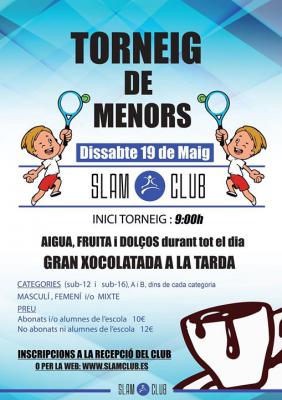 poster del torneo TORNEIG DE MENORS