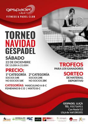 poster del torneo TORNEO NAVIDAD GESPADEL