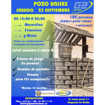 poster del torneo POZO UNISEX