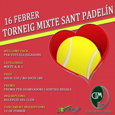 poster del torneo TORNEIG MIXTE SANT PADELIN