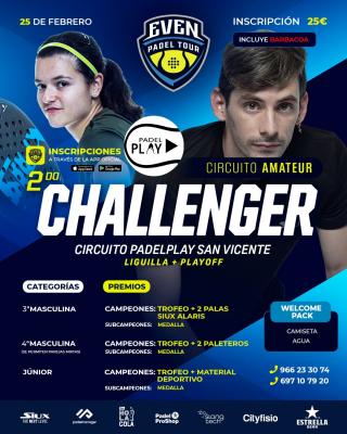 poster del torneo 2DO CHALLENGER EPT SAN VICENTE