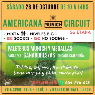poster del torneo AMERICANA MIXTA MUNICH CIRCUIT